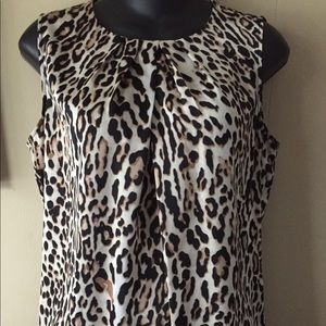 Karl Lagerfeld leopard top size s NWOT